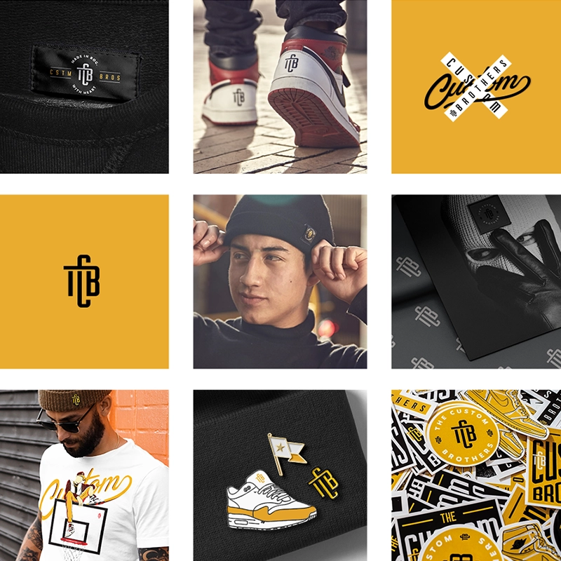 The Custome Brothers branding